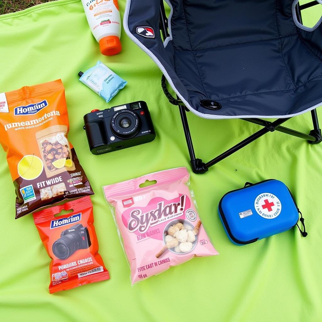 Essential Gear for Softball Moms: Chair, Sunscreen, Snacks, First-Aid Kit, and Camera