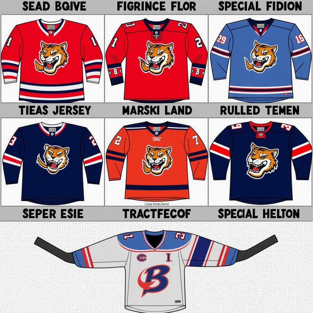 Sound Tigers Jersey Variations throughout the Years