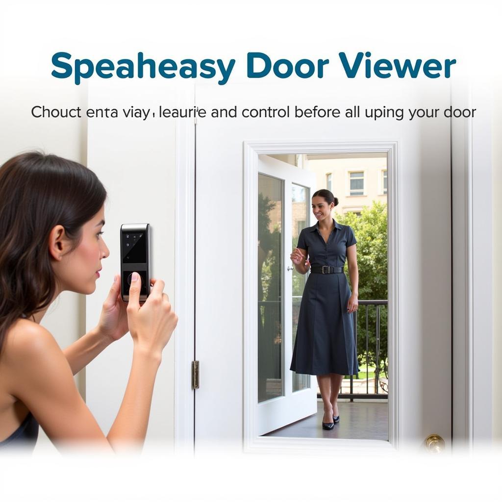 Enhanced Security with a Speakeasy Door Viewer