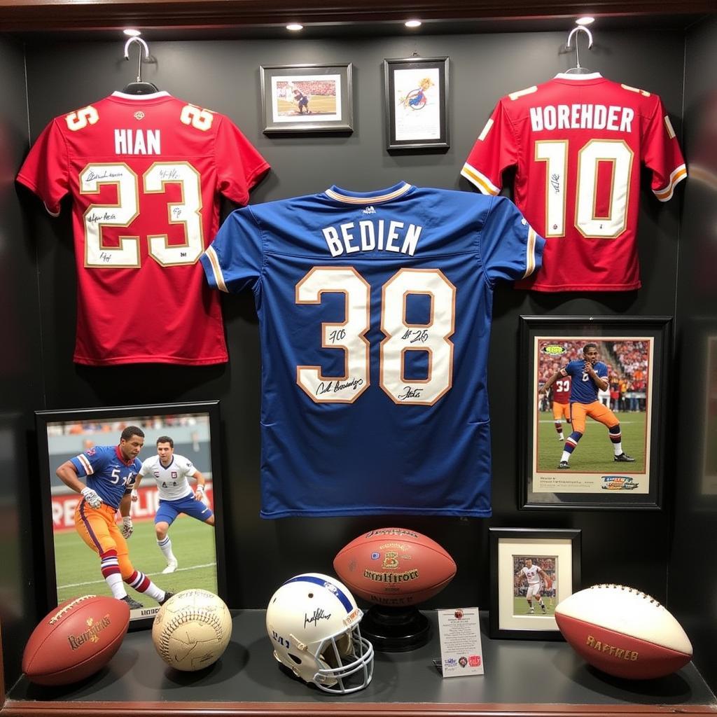 Sports Memorabilia with Slash Autographs