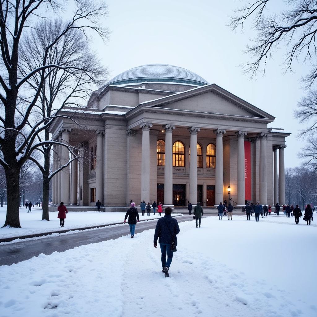 St. Louis Art Museum Winter View