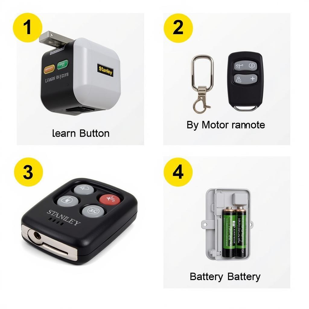 Programming a Stanley Door Opener Remote