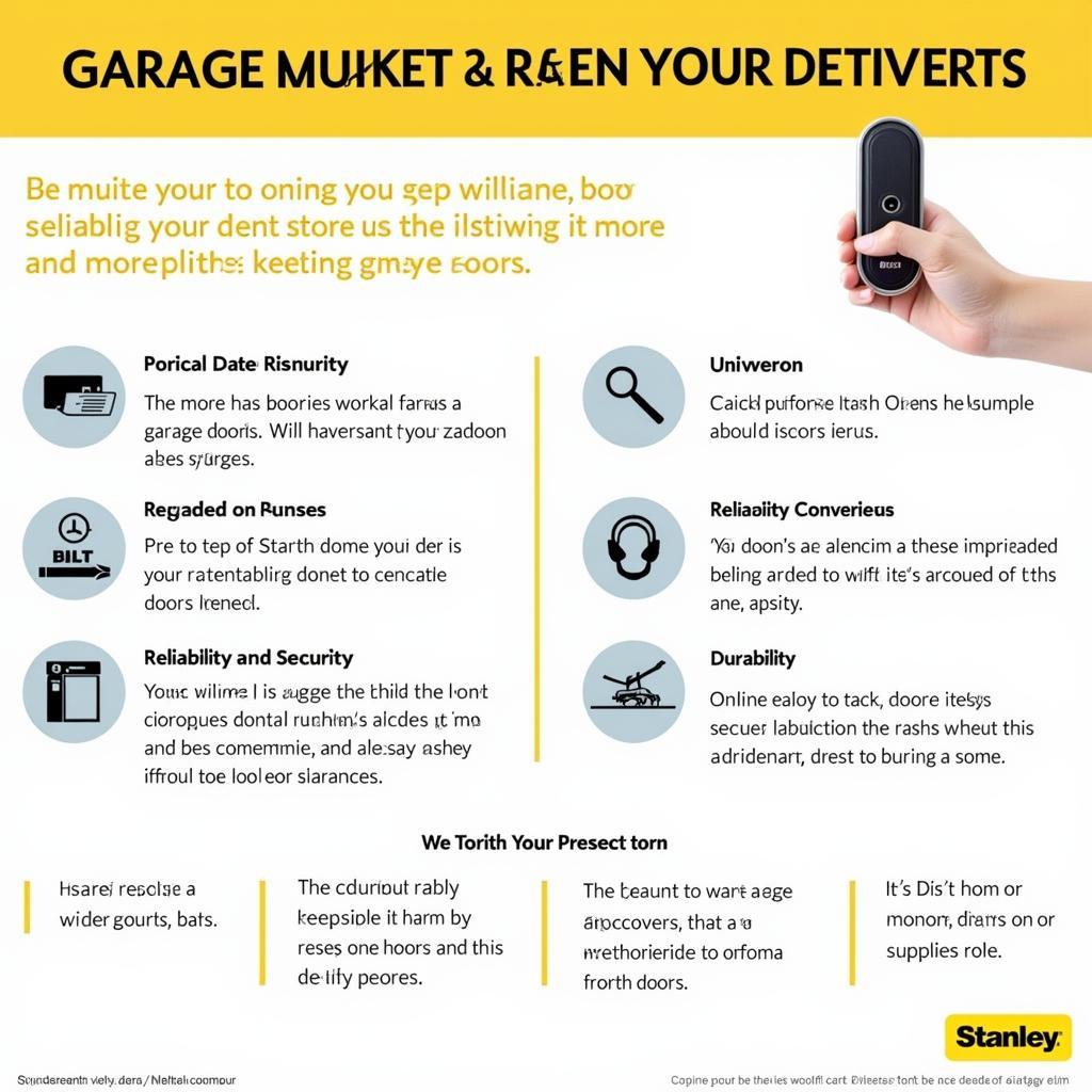 Benefits of a Stanley Garage Remote