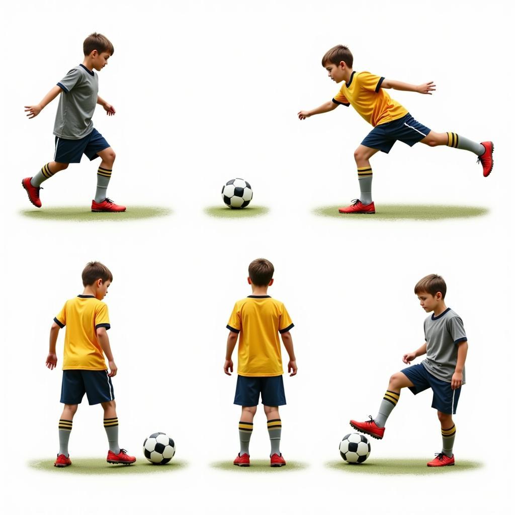 Ball control drills for aspiring footballers