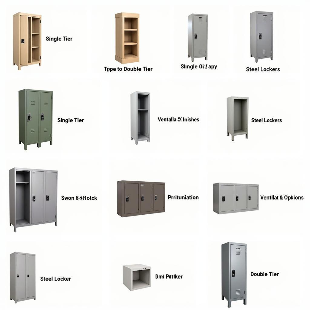 Different Steel Locker Variations