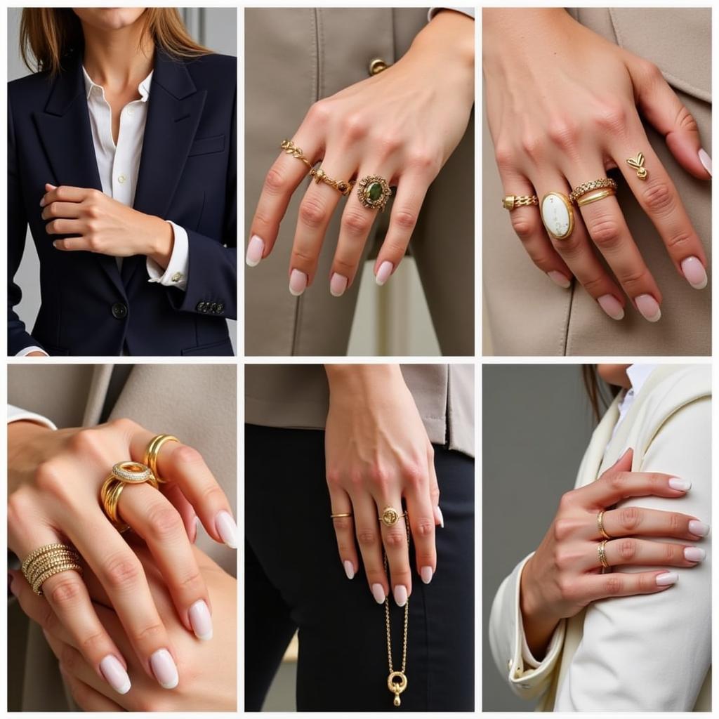 Styling 80s Gold Rings: Mixing Vintage with Modern