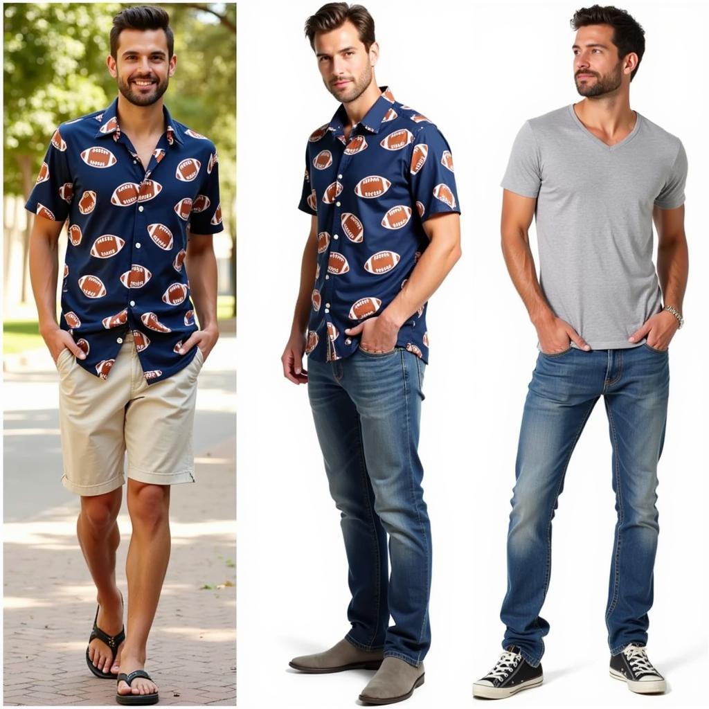 Different Ways to Style a Football Hawaiian Shirt