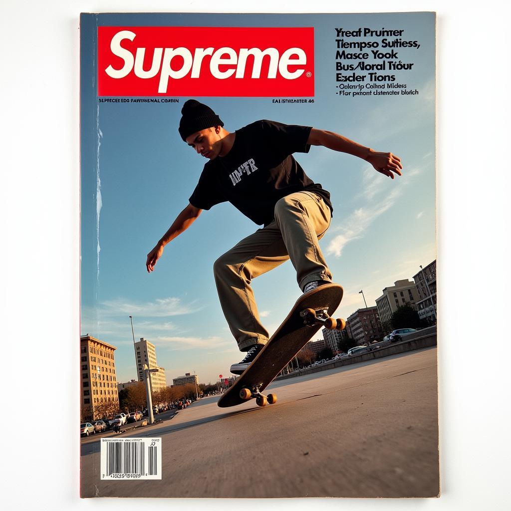 Supreme Mag Early Edition Cover