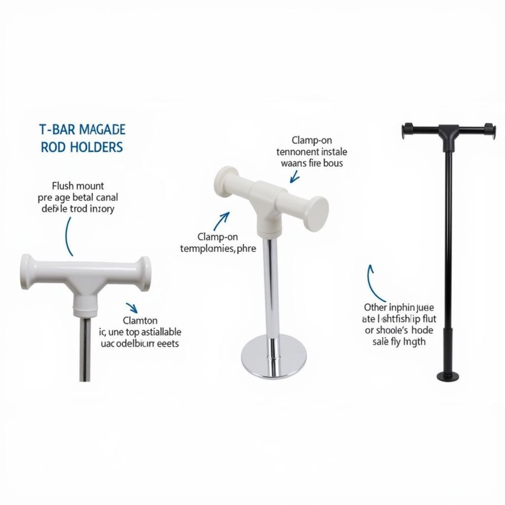 Different Types of T Bar Rod Holders