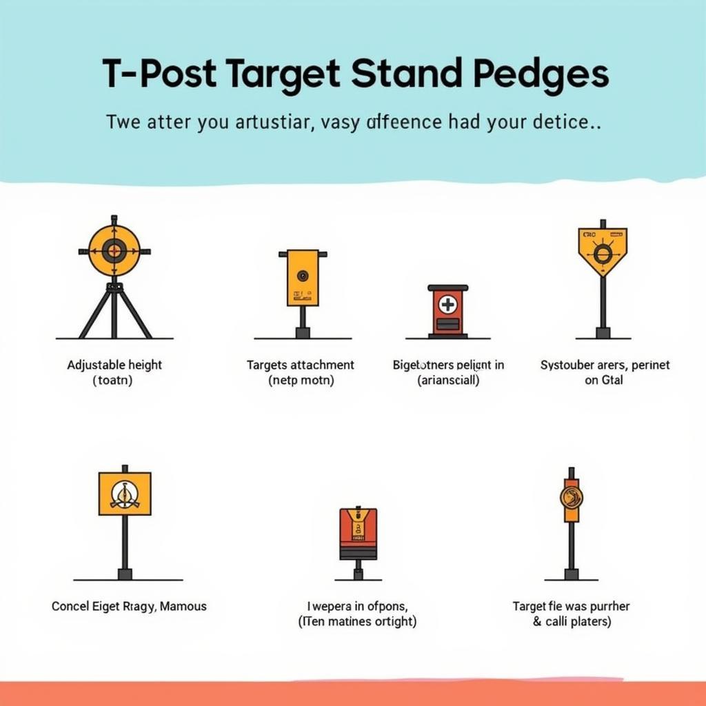 Different T Post Target Stand Variations