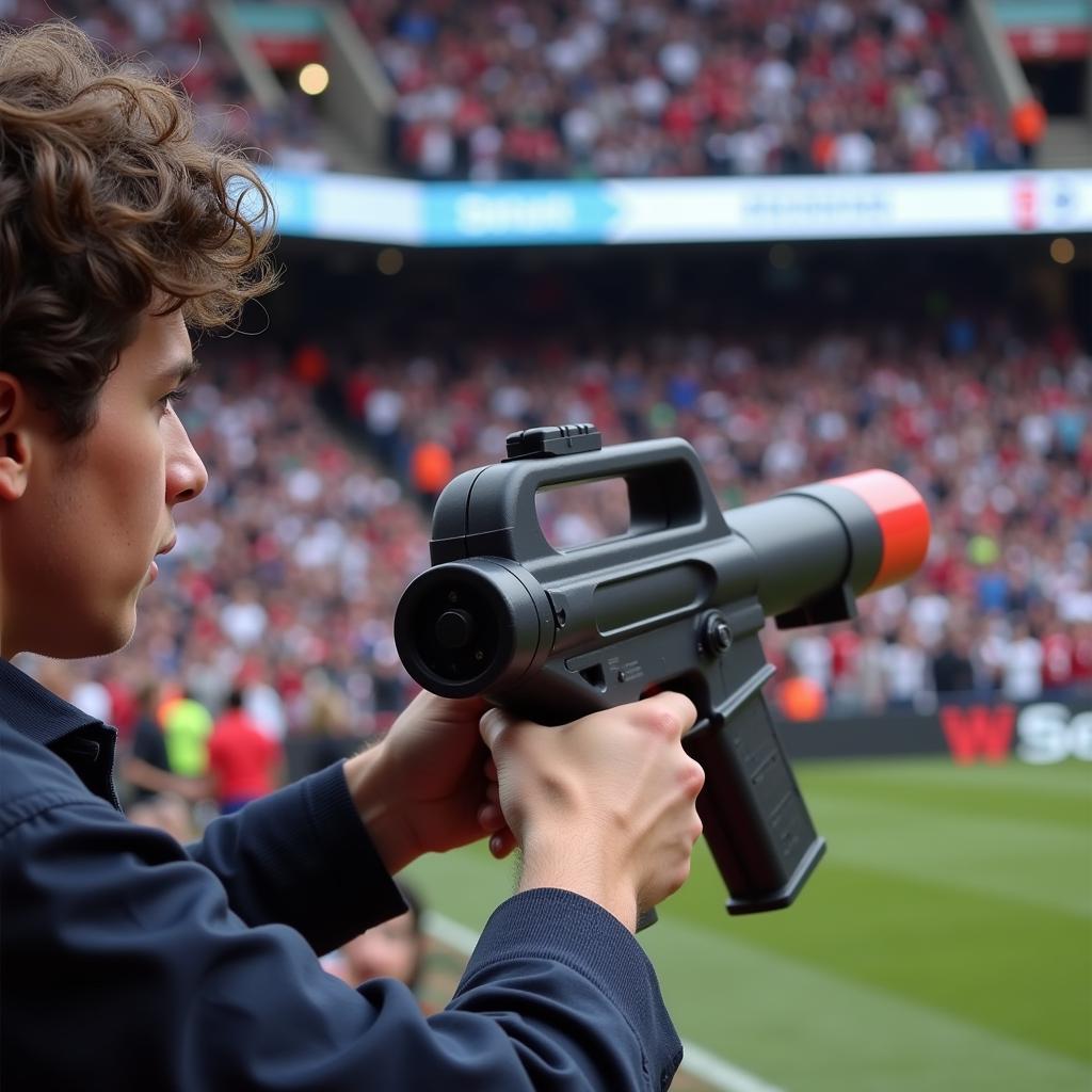 Perfecting the T-Shirt Cannon Launch Technique