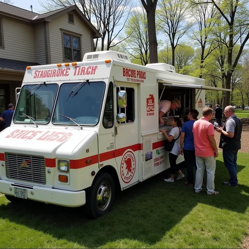 Taco Truck Catering at a Private Event