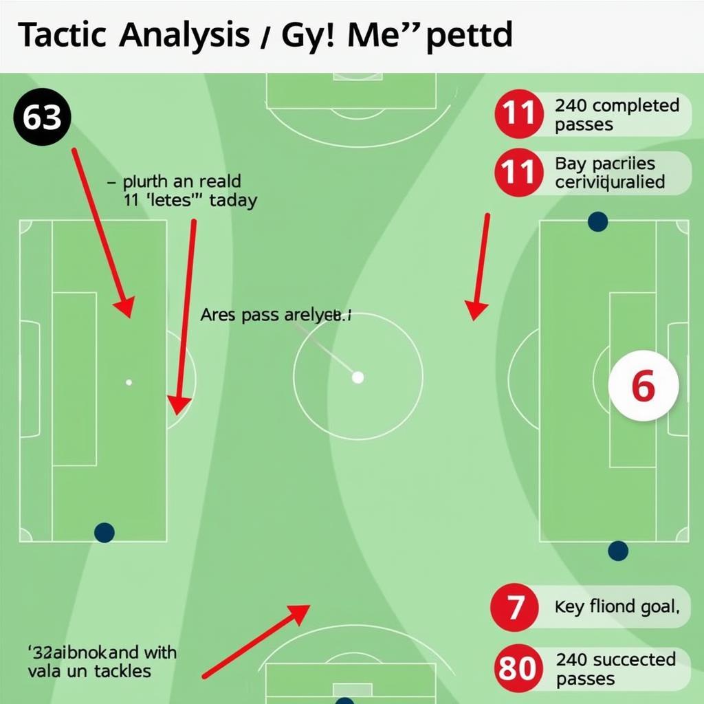 Tactical Analysis of a Football Match using Numbers 63 11 7 240 367