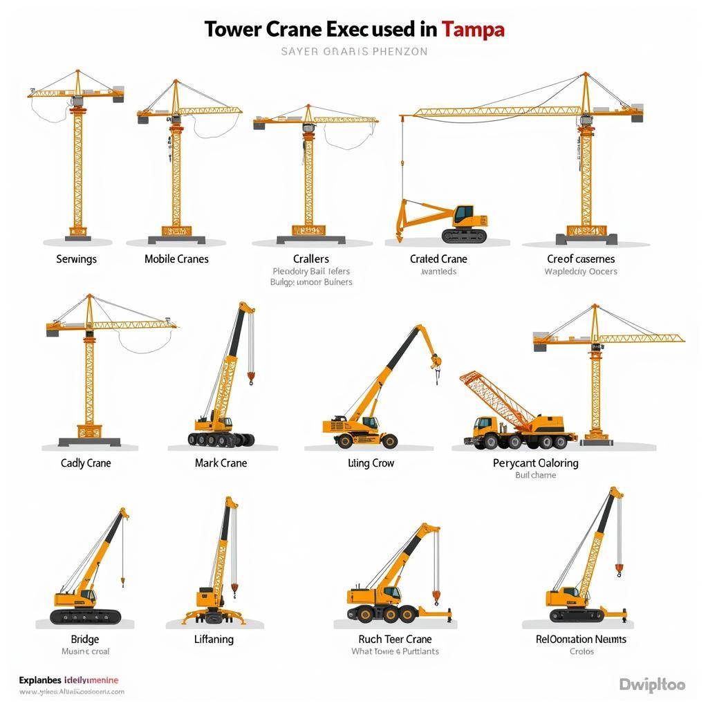 Different Crane Types in Tampa