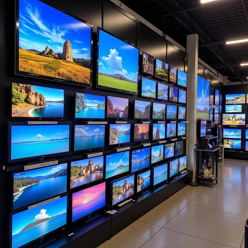 Televisor Display in Panama Electronics Store