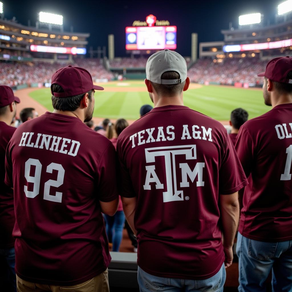 Texas A&M Baseball Fans at Olsen Field