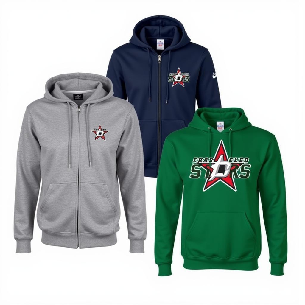 Various Texas Stars Hoodie Options