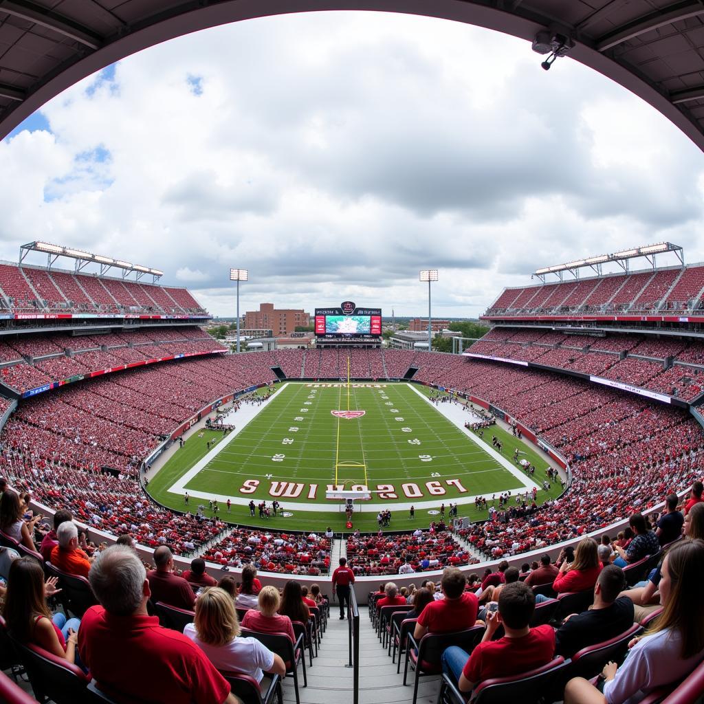 Texas Tech Stadium Upper Deck View