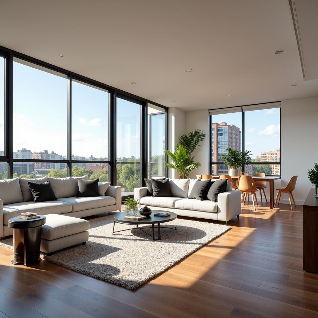 Modern Apartment Interior at The Gates Emeryville