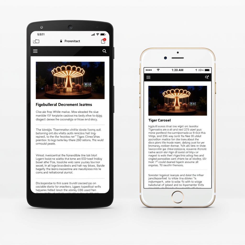 Tiger Carousel Mobile Optimization