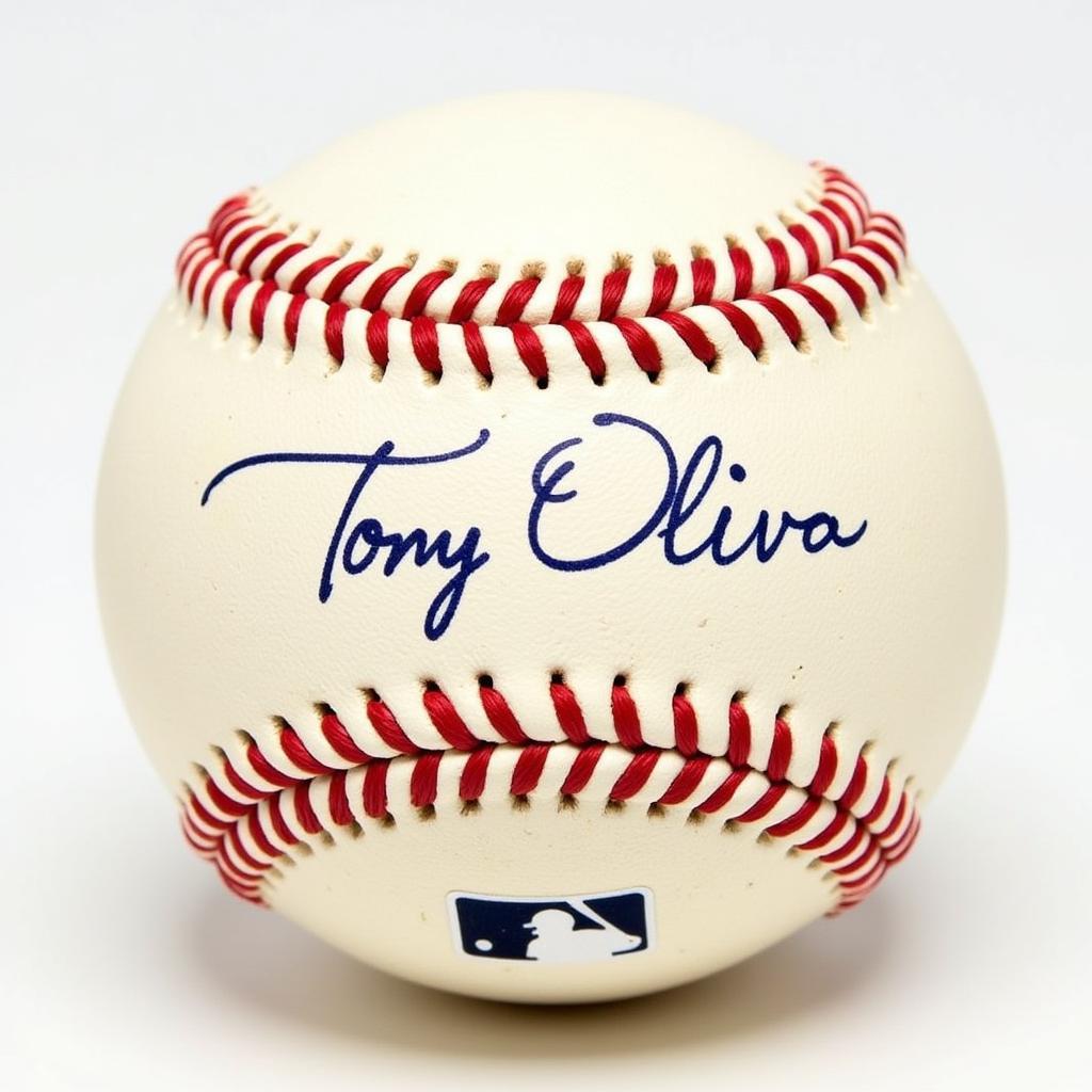 Tony Oliva Authenticated Autographed Baseball