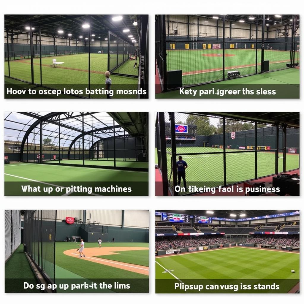 Top batting cage facilities in Georgia showcasing amenities and features