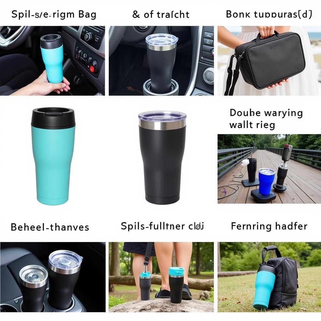 Travel & Insulated 32 oz Plastic Tumblers