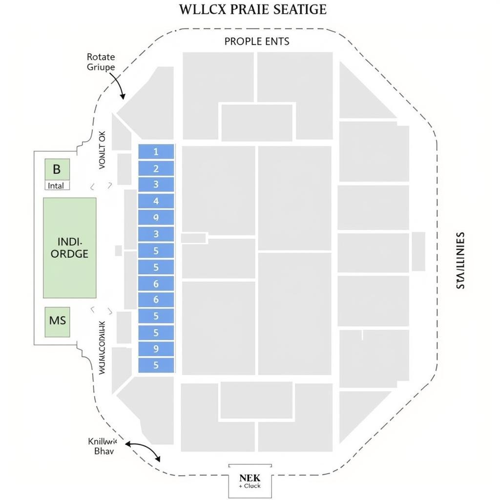 Interactive Seating Chart for Treasure Island Event Center