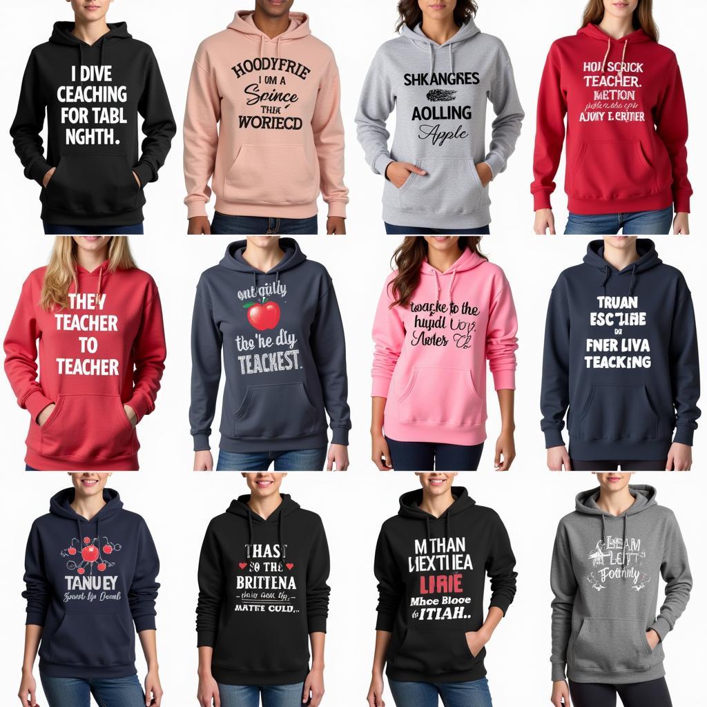 Trendy Teacher Hoodie Designs