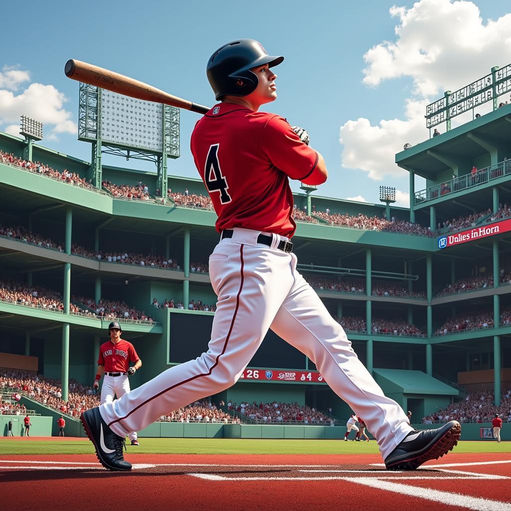 Tyler O'Neill Hitting a Home Run at Fenway Park