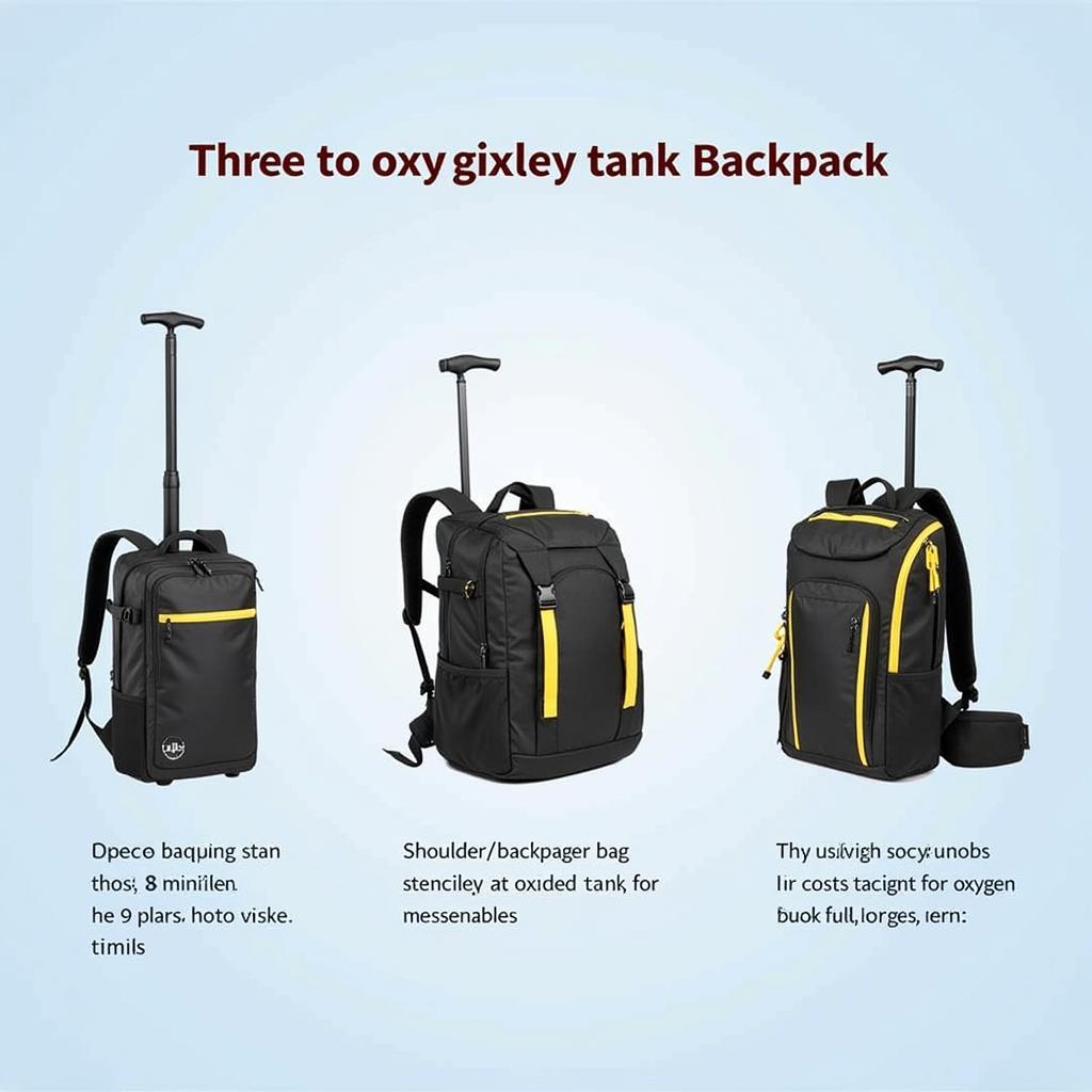 Different Types of Oxygen Tank Backpacks: Rolling, Shoulder, and Specialized