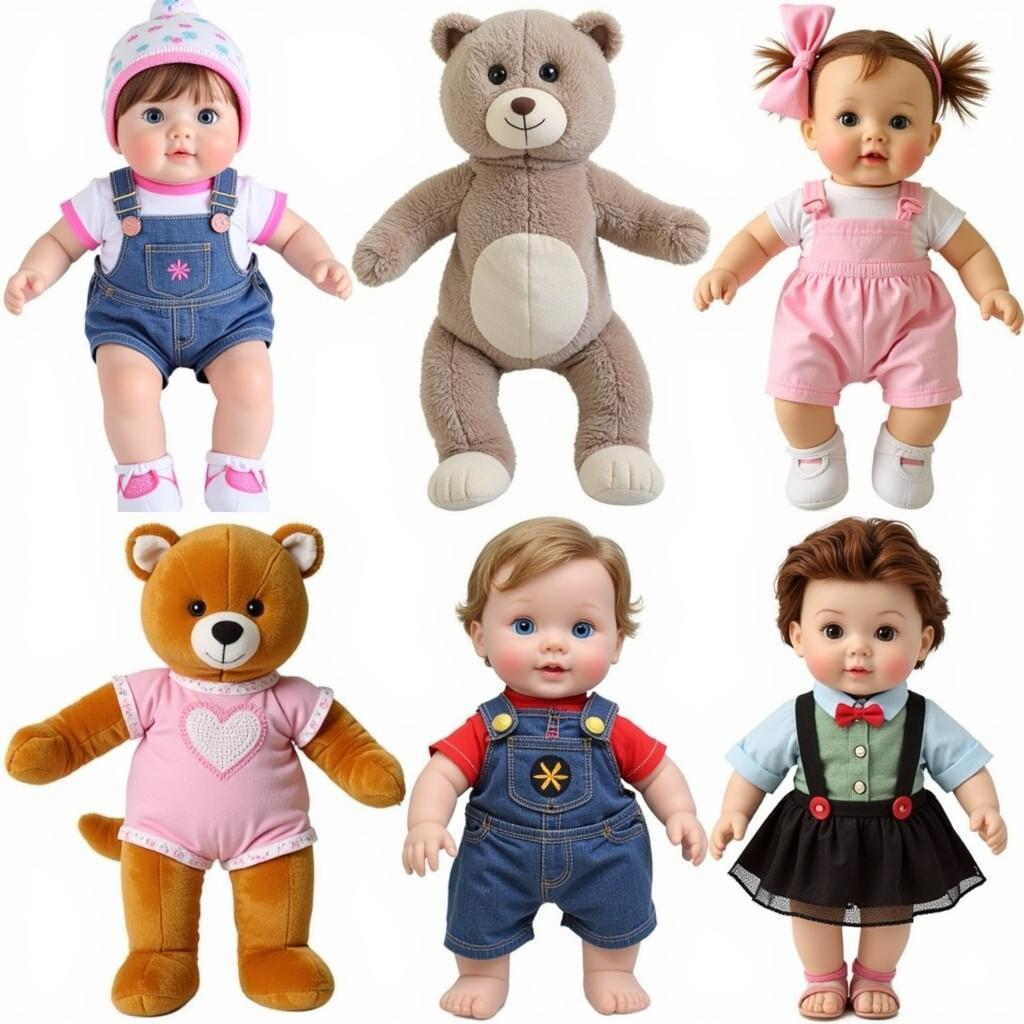 Variety of Plush Baby Dolls Available