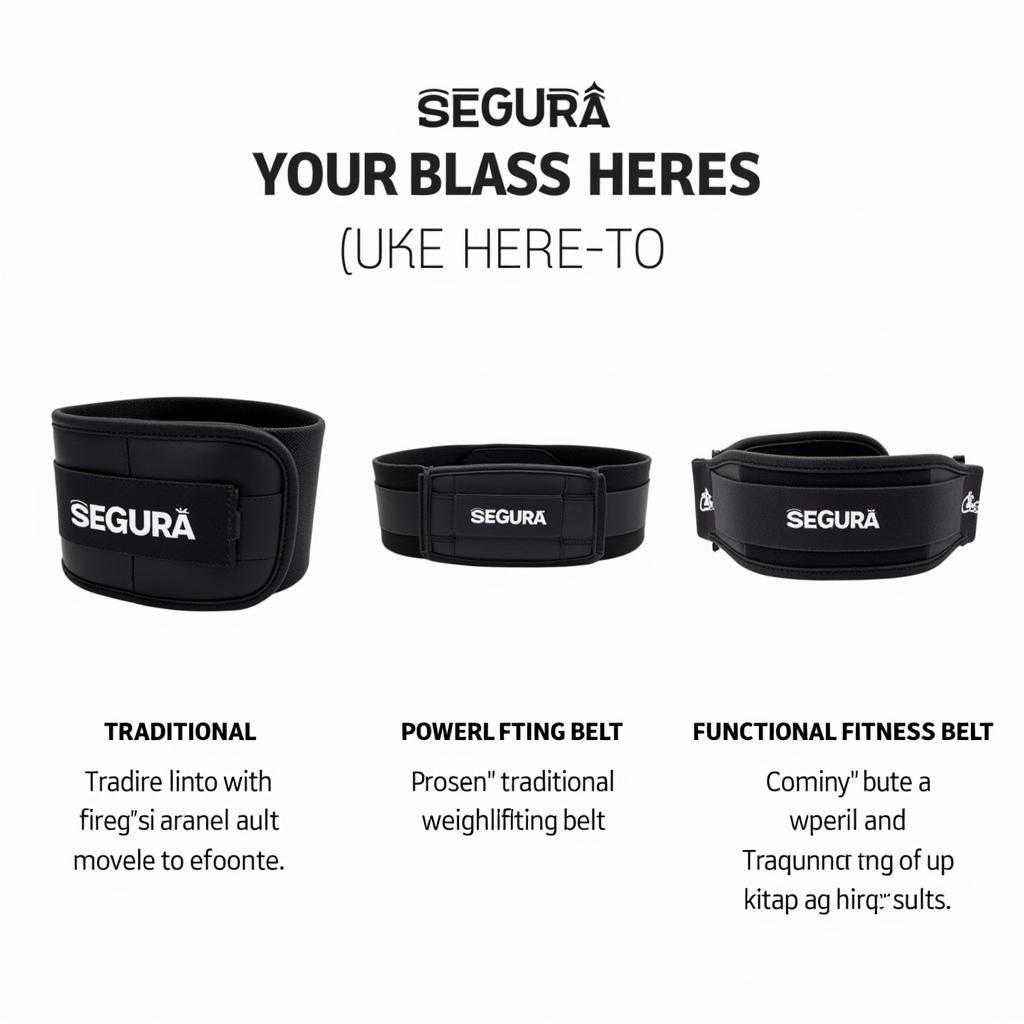 Different Types of Segura Gear Belts for Various Training Needs