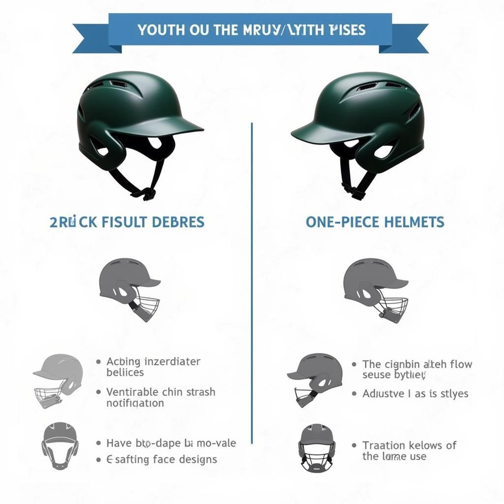 Different Types of Youth Batting Helmets and Masks