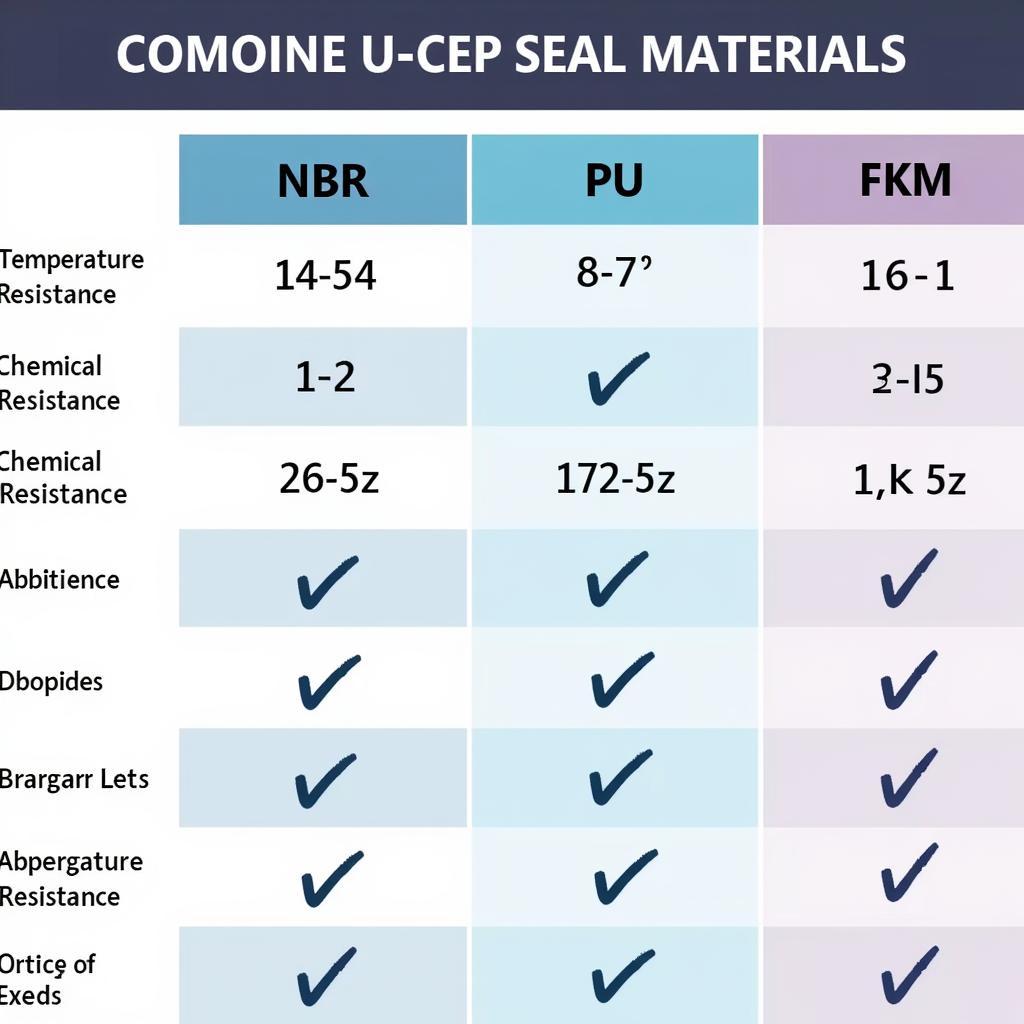 Comparing U-Cup Seal Materials: NBR, PU, FKM