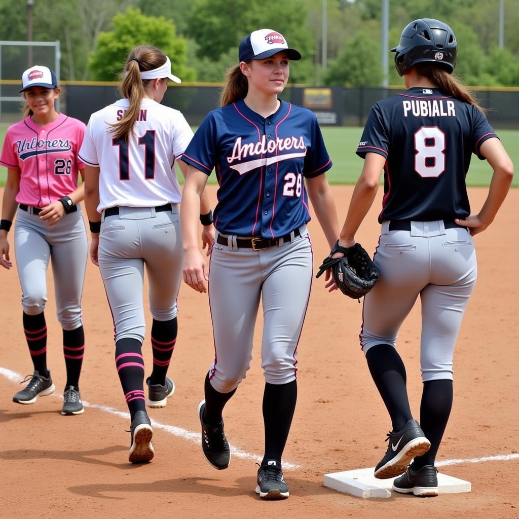 Team Under Armour Softball Jerseys