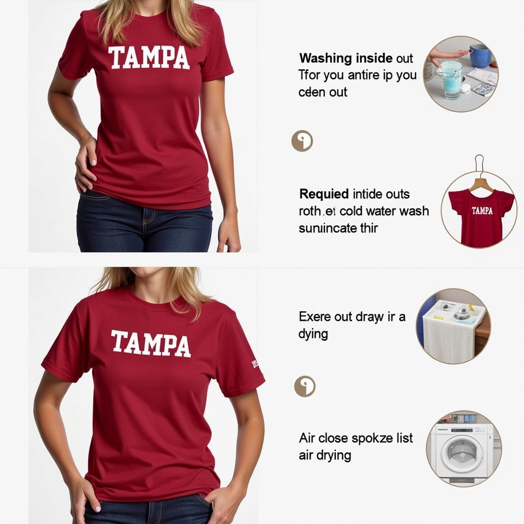 University of Tampa T-Shirt Care Tips