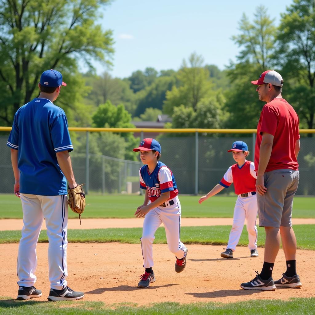 Upper Arlington Youth Baseball Practice