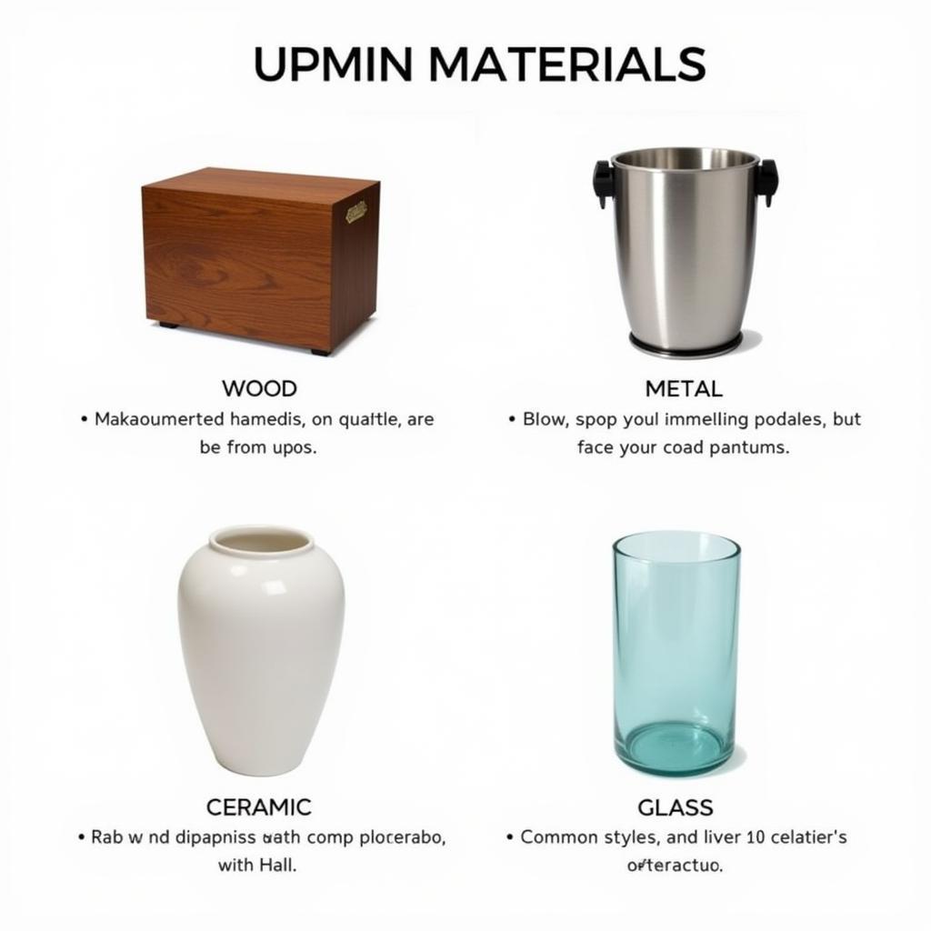 Urns for Women: Materials Guide