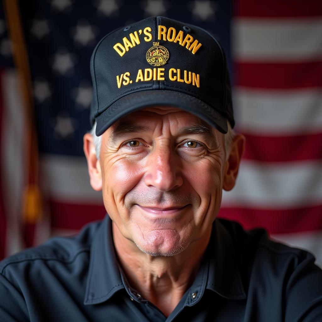 US Army Veteran Proudly Wearing Ball Cap