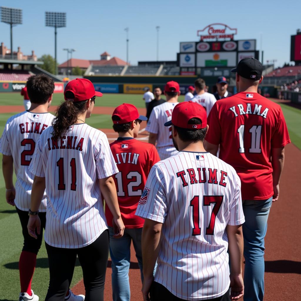 USA Prime Baseball Apparel: Fans in Stadium