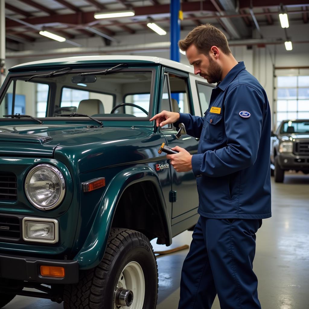 Used Ford Bronco Inspection in Pittsburgh