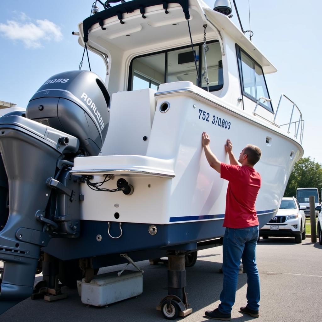 Inspecting a Used Marine 31