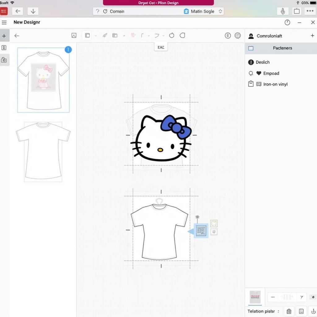 Using Hello Kitty Dodgers SVG with Cricut