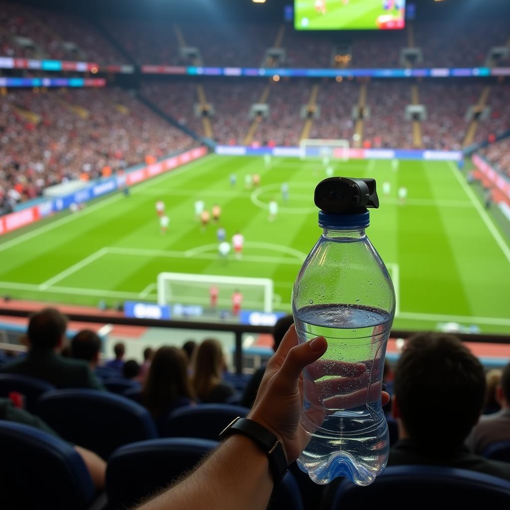 Using Water Bottle Camera for Football Scouting