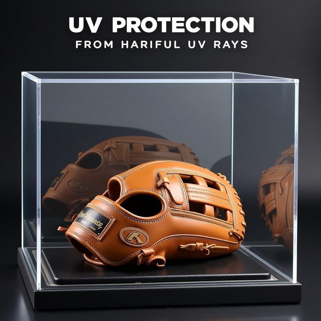 UV Protected Baseball Glove Display Case