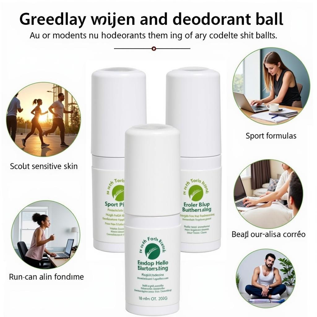 Different Deodorant Roller Balls for Various Needs and Skin Types