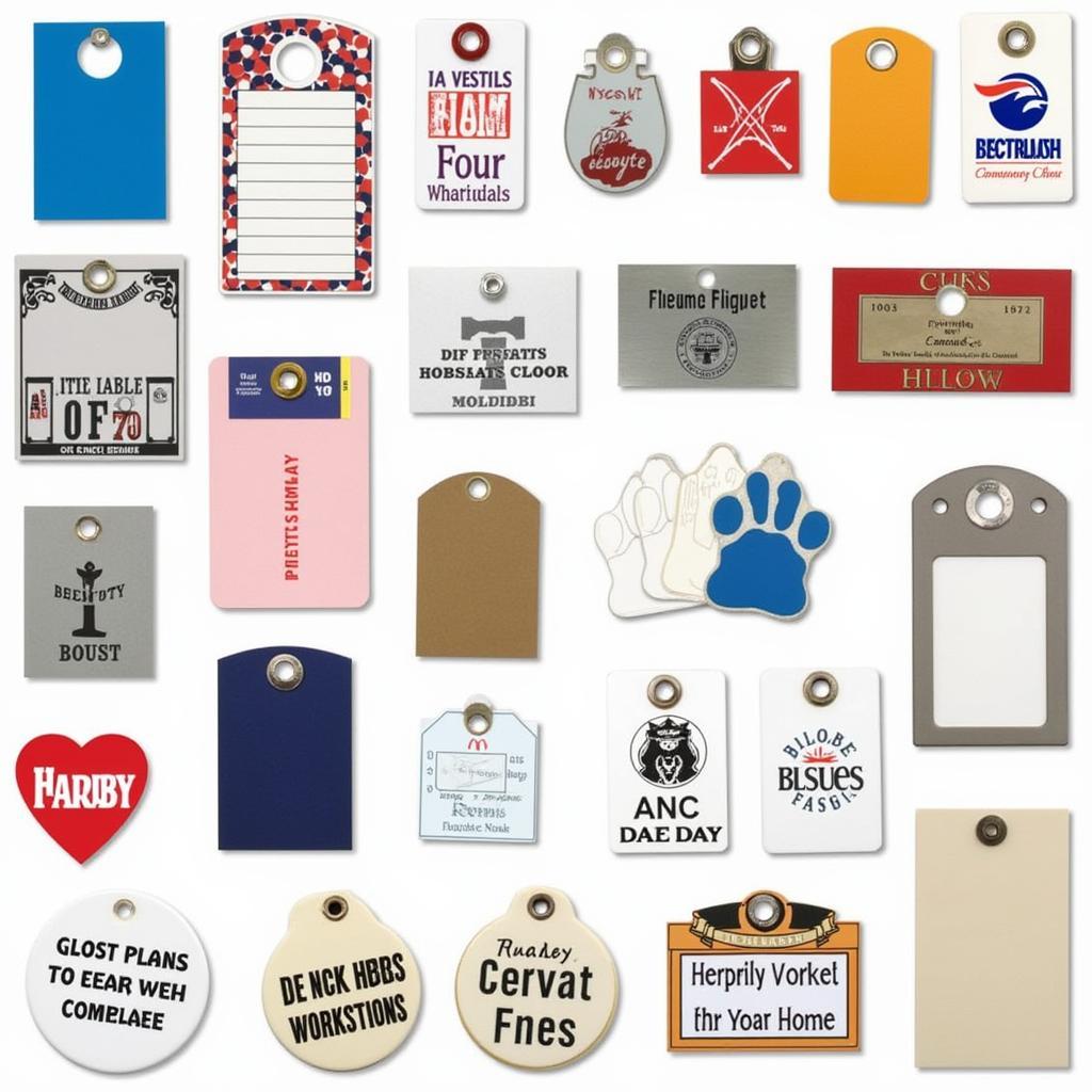 Different Locker Tag Materials and Designs