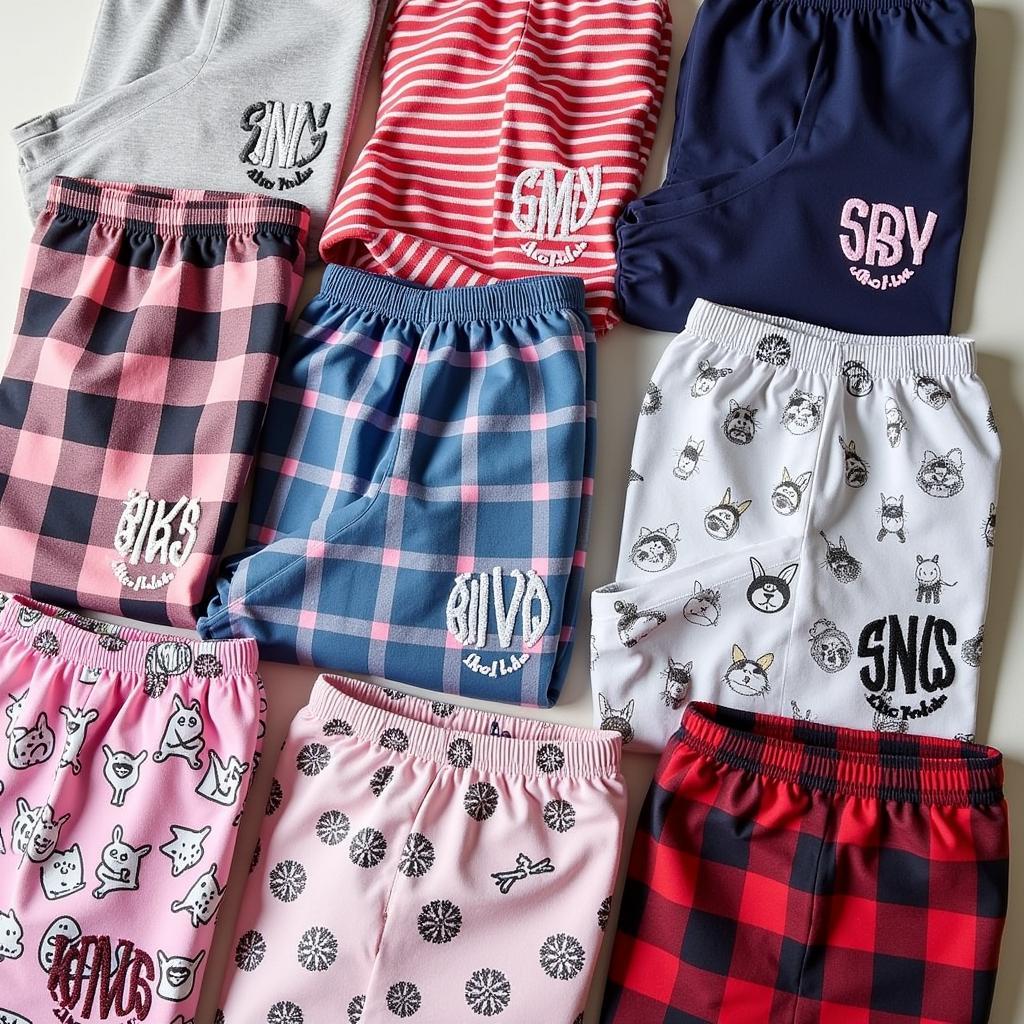 Various Personalized Flannel Pajama Pants Designs