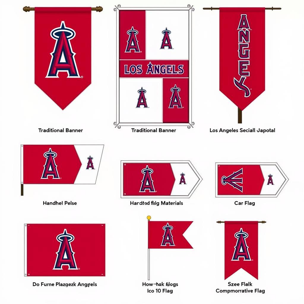 Various Types of Los Angeles Angels Flags Available for Fans